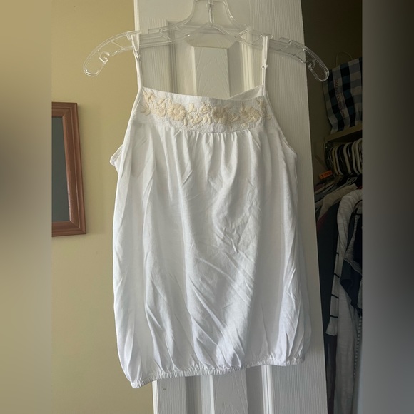 Banana Republic Factory Tops - Banana Republic white tank